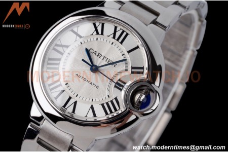 Cartier - Ballon Bleu De Cartier 33mm Automatic SS/SS White AF NH05