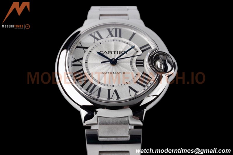 Cartier - Ballon Bleu De Cartier 33mm Automatic SS/SS White AF NH05