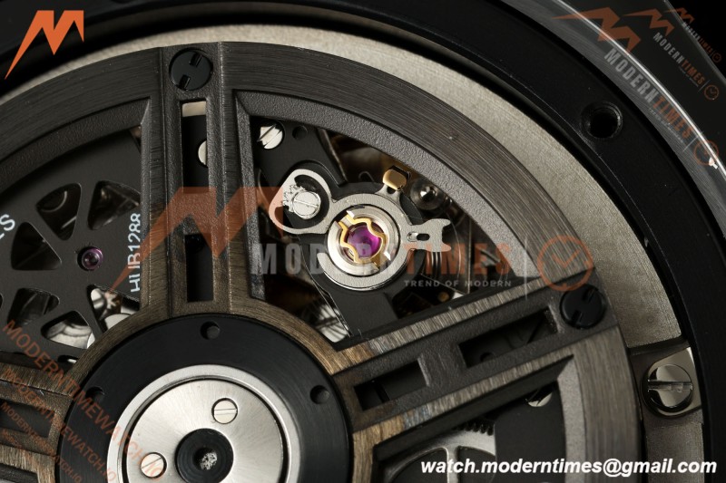 Hublot - Big Bang Ferrari Speciale 45.5mm Ceramic TI/RU Blk/Num Skeleton Dial HBBF A1241