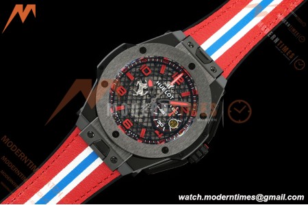 Hublot - Big Bang Ferrari Speciale 45.5mm Ceramic TI/RU Blk/Num Skeleton Dial HBBF A1241