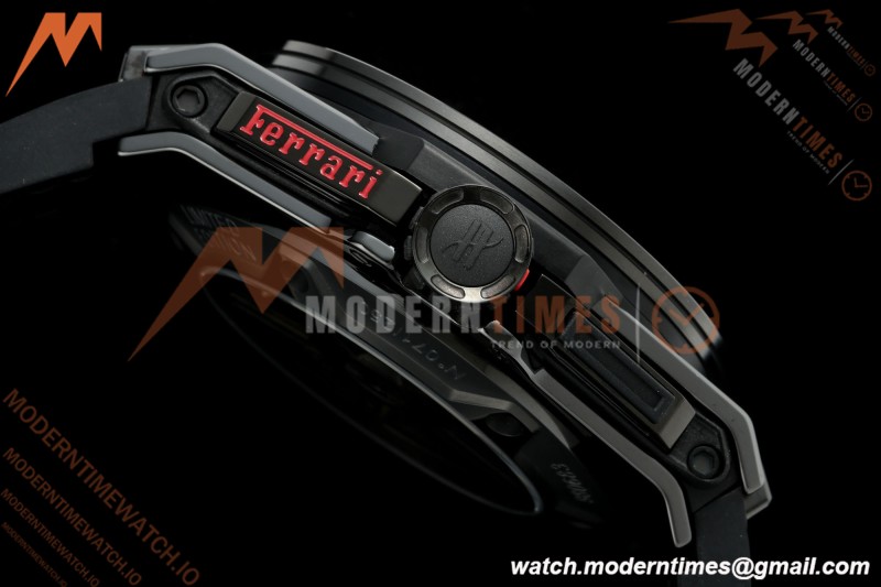 Hublot - Big Bang Ferrari Speciale 45.5mm Ceramic TI/RU Blk/Num Skeleton Dial HBBF A1241
