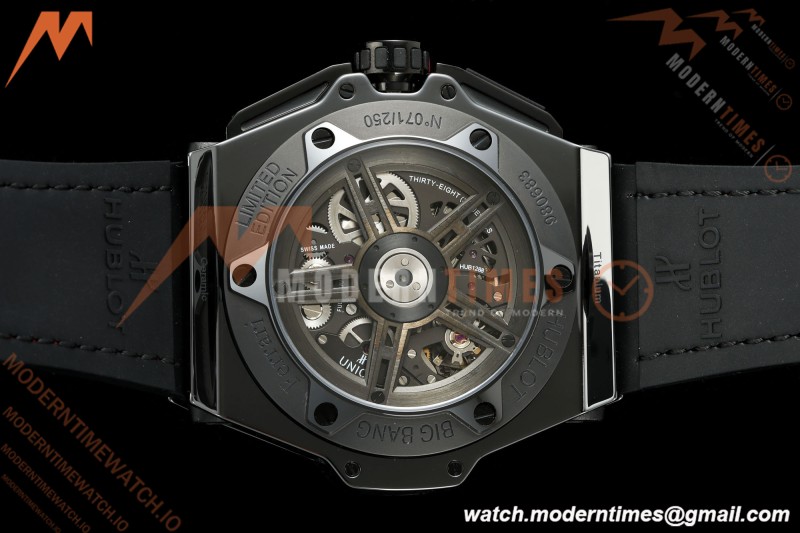 Hublot - Big Bang Ferrari Speciale 45.5mm Ceramic TI/RU Blk/Num Skeleton Dial HBBF A1241