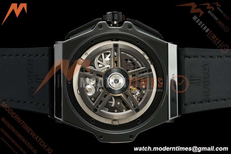Hublot - Big Bang Ferrari Speciale 45.5mm Ceramic TI/RU Blk/Num Skeleton Dial HBBF A1241