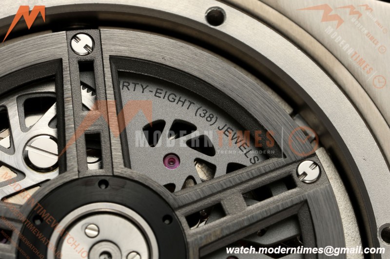 Hublot - Big Bang Ferrari Titanium 45.5mm Carbon Fiber TI/RU Blk/Num Skeleton Dial HBBF A1241