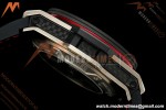 Hublot - Big Bang Ferrari Titanium 45.5mm Carbon Fiber TI/RU Blk/Num Skeleton Dial HBBF A1241