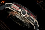 Hublot - Big Bang Ferrari Titanium 45.5mm Carbon Fiber TI/RU Blk/Num Skeleton Dial HBBF A1241