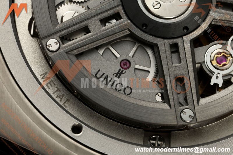 Hublot - Big Bang Ferrari Titanium 45.5mm Carbon Fiber TI/RU Blk/Num Skeleton Dial HBBF A1241