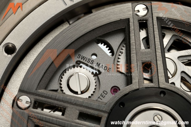 Hublot - Big Bang Ferrari Titanium 45.5mm Carbon Fiber TI/RU Blk/Num Skeleton Dial HBBF A1241