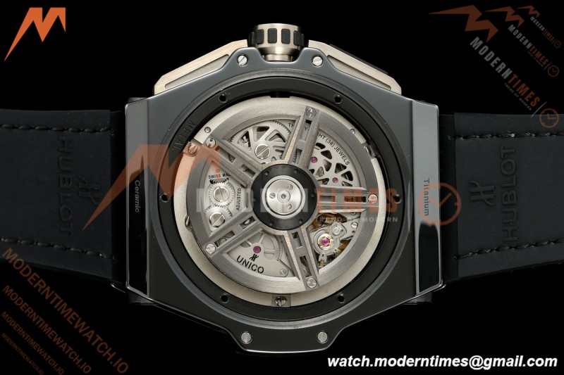 Hublot - Big Bang Ferrari Speciale 45.5mm Ceramic TI/GRY/RU Blk/Num Skeleton Dial HBBF A1241