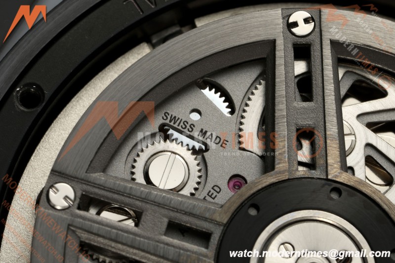Hublot - Big Bang Ferrari Speciale 45.5mm Ceramic TI/GRY/RU Blk/Num Skeleton Dial HBBF A1241