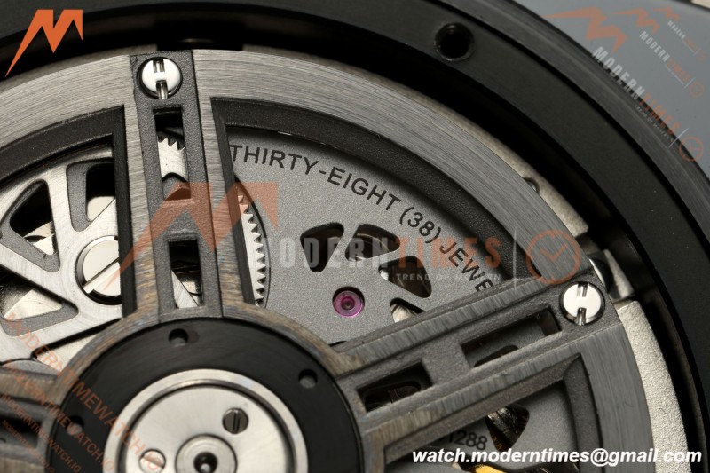 Hublot - Big Bang Ferrari Speciale 45.5mm Ceramic TI/GRY/RU Blk/Num Skeleton Dial HBBF A1241