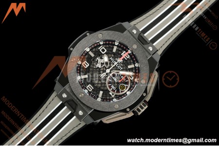 Hublot - Big Bang Ferrari Speciale 45.5mm Ceramic TI/GRY/RU Blk/Num Skeleton Dial HBBF A1241