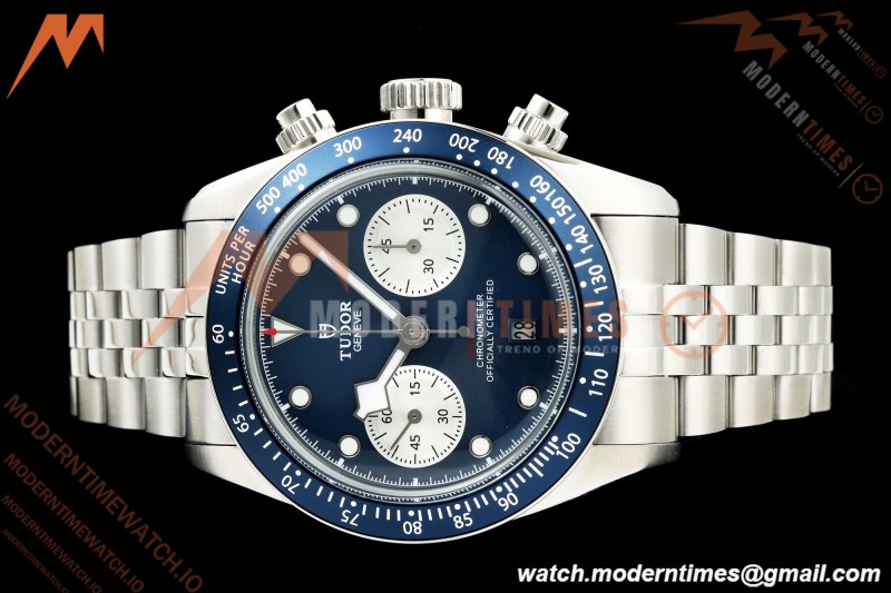 Tudor - Black Bay Chrono M79360B 41mm SS/SS Blue/White BLSF A7750