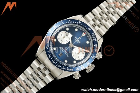 Tudor - Black Bay Chrono M79360B 41mm SS/SS Blue/White BLSF A7750