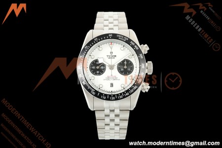 Tudor - Black Bay Chrono M79360N 41mm SS/SS White Dial BLSF A7750 | 튜더 - 블랙 베이 크로노 M79360N 41mm SS/SS 화이트 다이얼 BLSF A7750