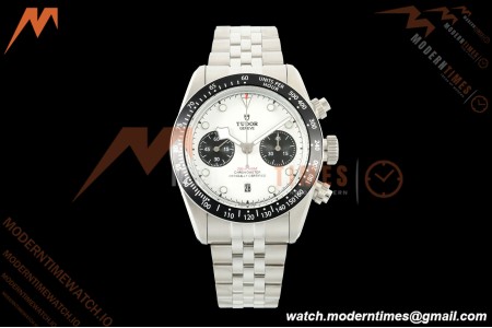 Tudor - Black Bay Chrono M79360N 41mm SS/SS White Dial BLSF A7750
