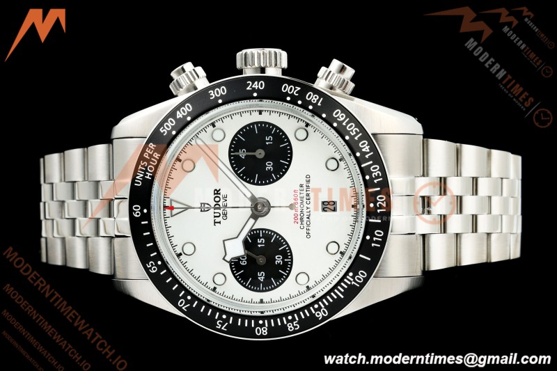 Tudor - Black Bay Chrono M79360N 41mm SS/SS White Dial BLSF A7750