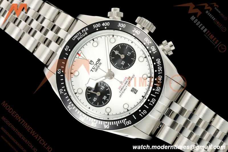 Tudor - Black Bay Chrono M79360N 41mm SS/SS White Dial BLSF A7750