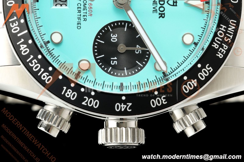 Tudor - Black Bay Chrono M79360N 41mm SS/SS Flamingo Blue/Black BLSF A7750