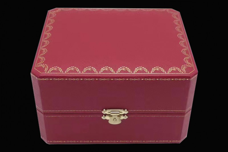Cartier - High Quality Red Watch Box Set With Full Set of Pamphlet, Card, CD and Tag