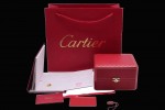 Cartier - High Quality Red Watch Box Set With Full Set of Pamphlet, Card, CD and Tag