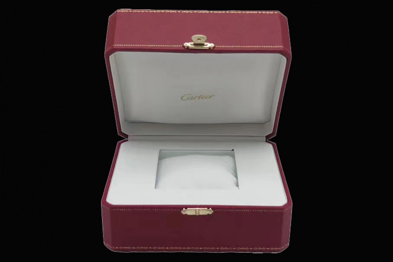 Cartier - High Quality Red Watch Box Set With Full Set of Pamphlet, Card, CD and Tag