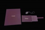 Cartier - High Quality Dark Red Watch Box Set With Full Set of Pamphlet, Card, and Tag