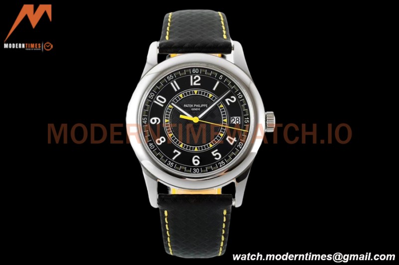 Patek Philippe - Calatrava 40mm 6007G SS/LE Blk/Red PPF MY9015 Mod