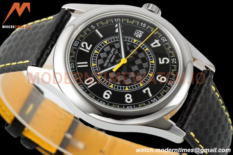 Patek Philippe - Calatrava 40mm 6007G SS/LE Blk/Red PPF MY9015 Mod