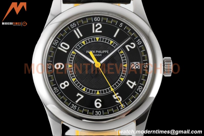 Patek Philippe - Calatrava 40mm 6007G SS/LE Blk/Red PPF MY9015 Mod
