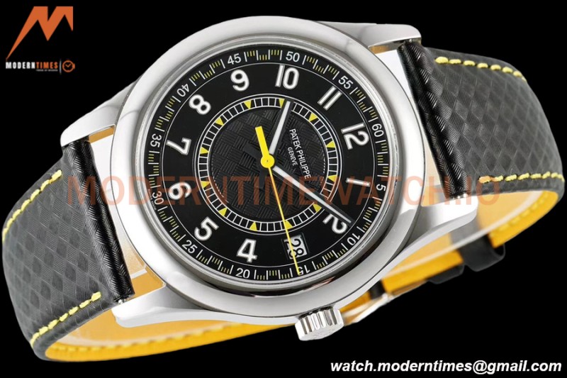 Patek Philippe - Calatrava 40mm 6007G SS/LE Blk/Red PPF MY9015 Mod