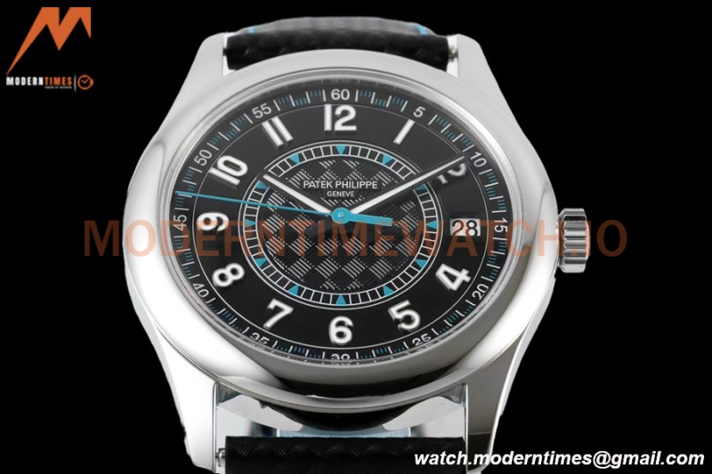 Patek Philippe - Calatrava 40mm 6007G SS/LE Blk/Blu PPF MY9015 Mod