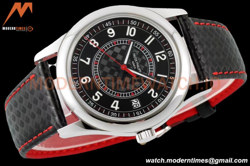 Patek Philippe - Calatrava 40mm 6007G SS/LE Blk/Red PPF MY9015 Mod