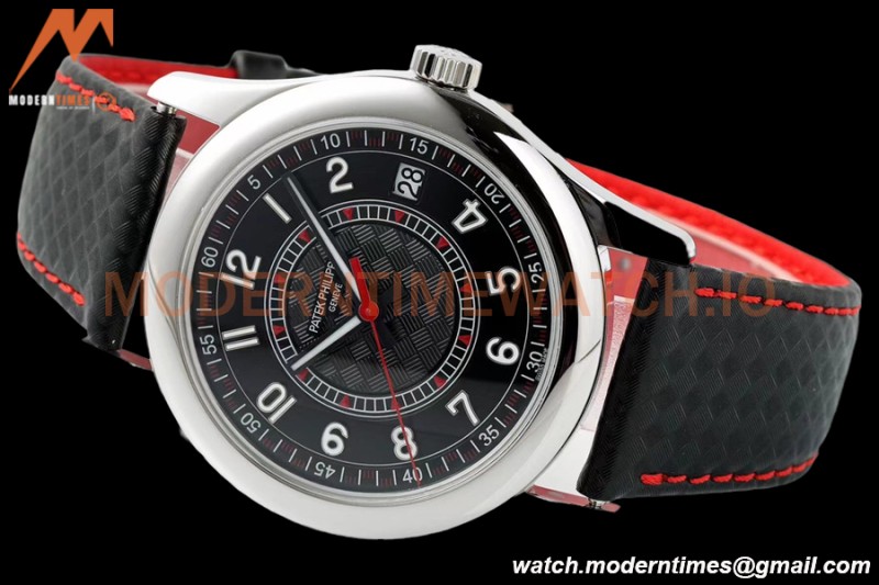 Patek Philippe - Calatrava 40mm 6007G SS/LE Blk/Red PPF MY9015 Mod