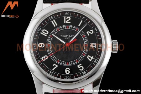 Patek Philippe - Calatrava 40mm 6007G SS/LE Blk/Red PPF MY9015 Mod