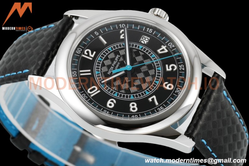 Patek Philippe - Calatrava 40mm 6007G SS/LE Blk/Blu PPF MY9015 Mod