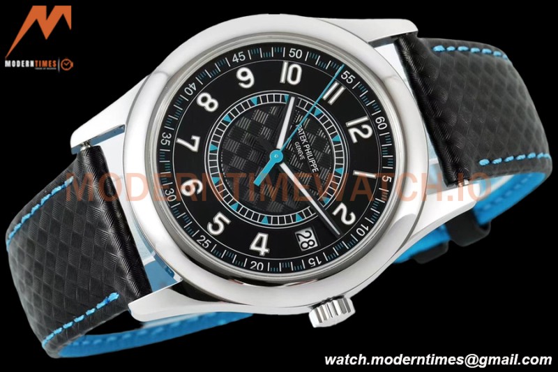 Patek Philippe - Calatrava 40mm 6007G SS/LE Blk/Blu PPF MY9015 Mod