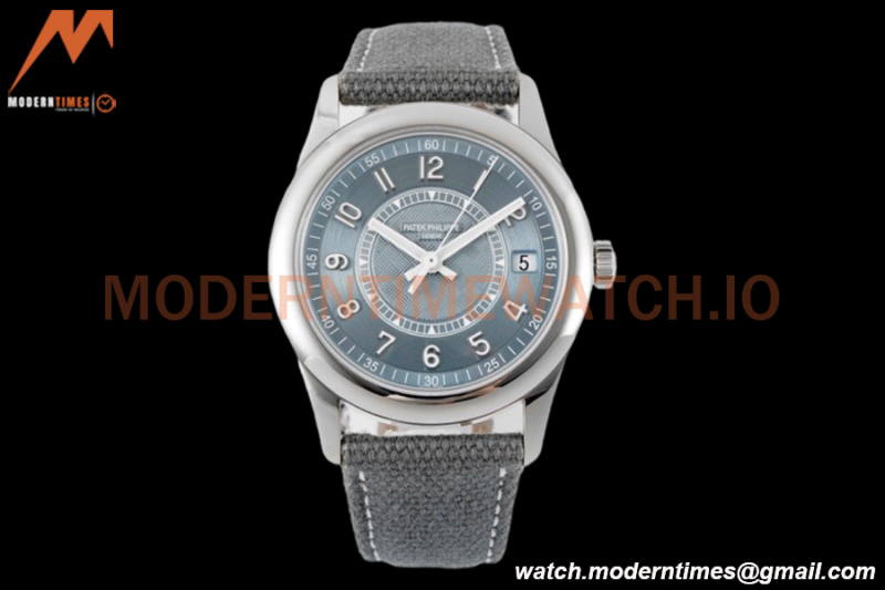 Patek Philippe - Calatrava 40mm 6007A SS/LE Grey-Blue ZF V2 MY9015 Mod