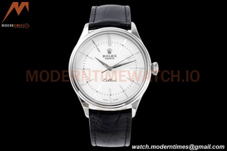 Rolex - Cellini Time 50509 39mm SS/LE White Stick KZF Asia 3132