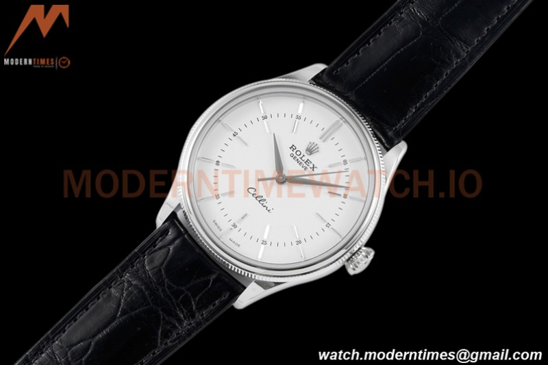 Rolex - Cellini Time 50509 39mm SS/LE White Stick KZF Asia 3132