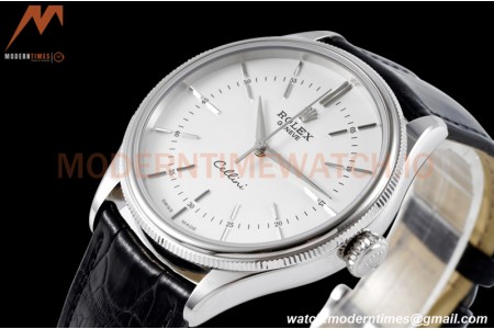 Rolex - Cellini Time 50509 39mm SS/LE White Stick KZF Asia 3132