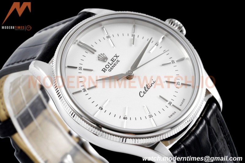 Rolex - Cellini Time 50509 39mm SS/LE White Stick KZF Asia 3132