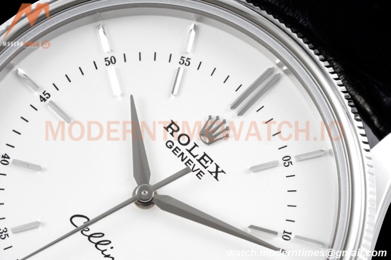Rolex - Cellini Time 50509 39mm SS/LE White Stick KZF Asia 3132