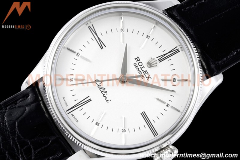 Rolex - Cellini Time 50509 39mm SS/LE White RMN KZF Asia 3132