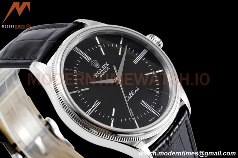Rolex - Cellini Time 50509 39mm SS/LE Black RMN KZF Asia 3132