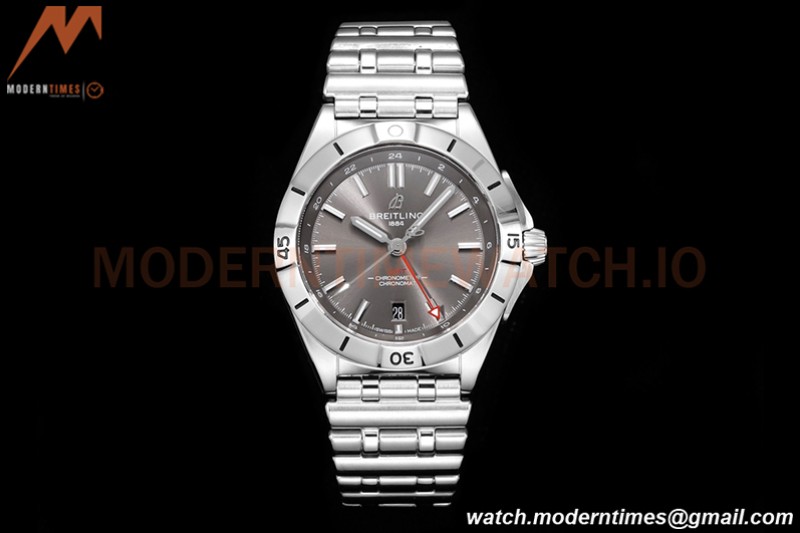 Breitling - Chronomat Automatic GMT 40mm SS/SS Grey BLSF A2836