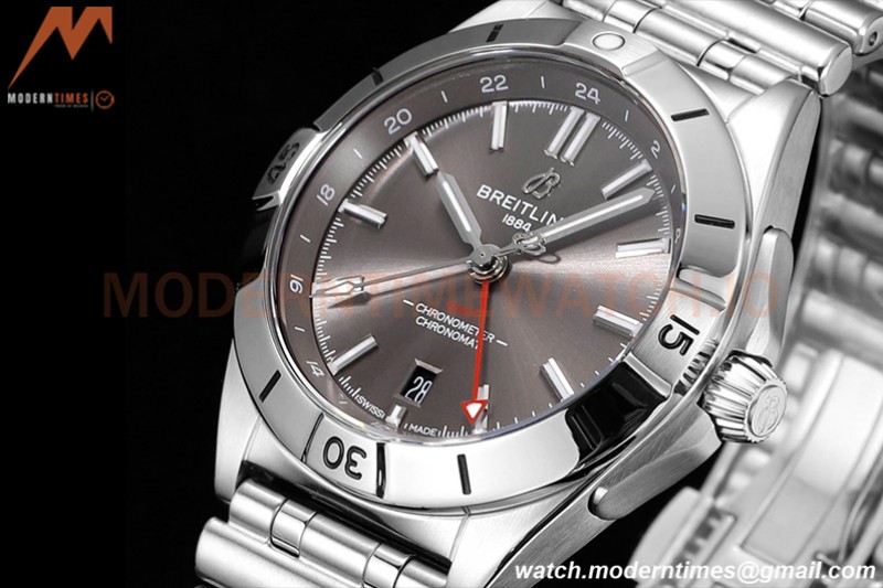 Breitling - Chronomat Automatic GMT 40mm SS/SS Grey BLSF A2836