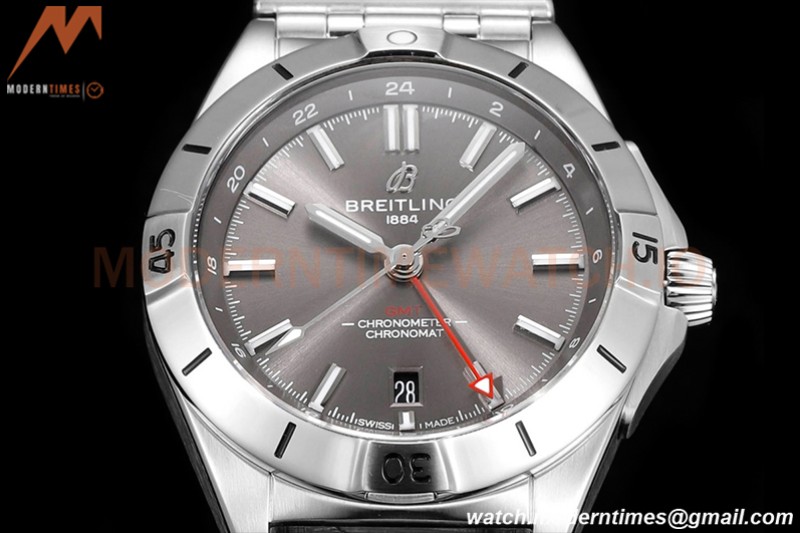 Breitling - Chronomat Automatic GMT 40mm SS/SS Grey BLSF A2836