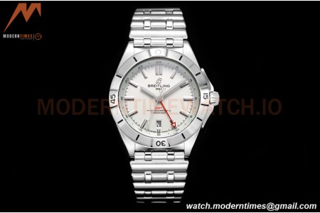 Breitling - Chronomat Automatic GMT 40mm SS/SS White BLSF A2836