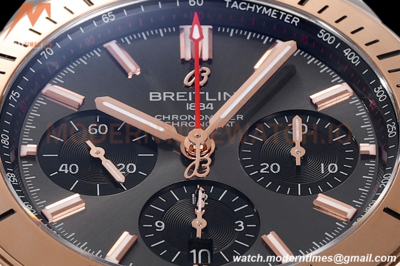 Breitling - Chronomat B01 42mm Chronograph RG/RU Grey BLSF 7750 Mod